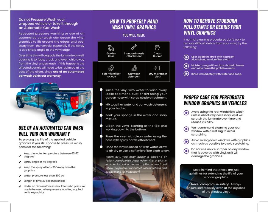 Brand Collateral & Print for Wrap It Up Vehicle Graphics